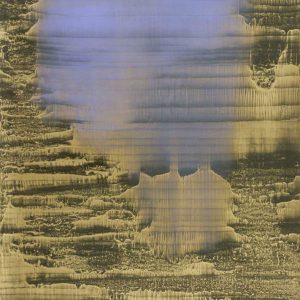 La-luce-domani-2012-2017-oil-and-bronze-powder-on-sandpaper-mounted-on-canvas-cm-150x144